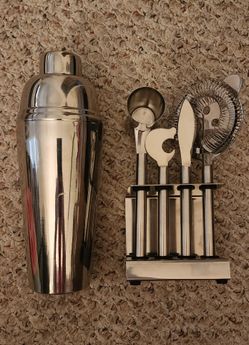 Stainless Steel Cocktail Shaker Bar Tool Set