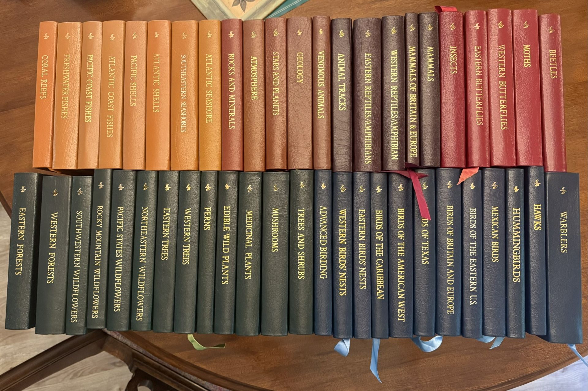 Roger Tory Peterson FIELD GUIDES 48 vol Easton Press 50th Anniv-as NEW