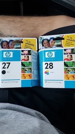 Brand new hp printer cartridges black and color $40 for both