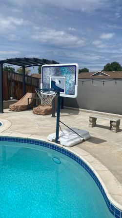 Lifetime pool basketball hoop