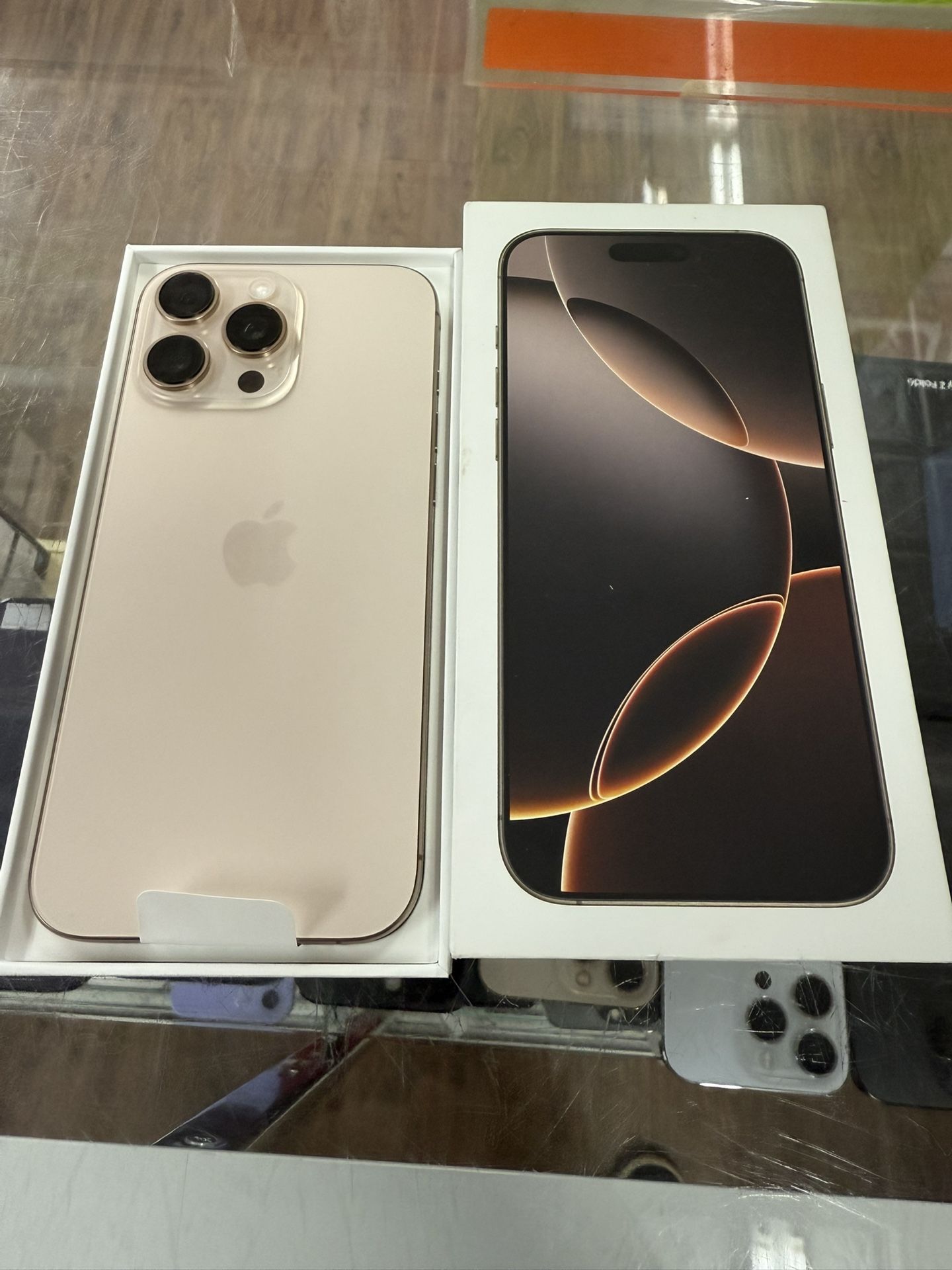 Unlocked iPhone 16 Pro Max 256GB. We Also Offer Financing For $54 Down. Pick Up @EM Wireless Pawtucket
