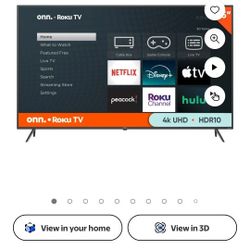 65inch Onn Roku Smart TV
