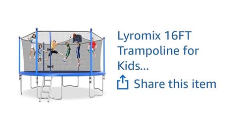 Lyromix 16FT Trampoline