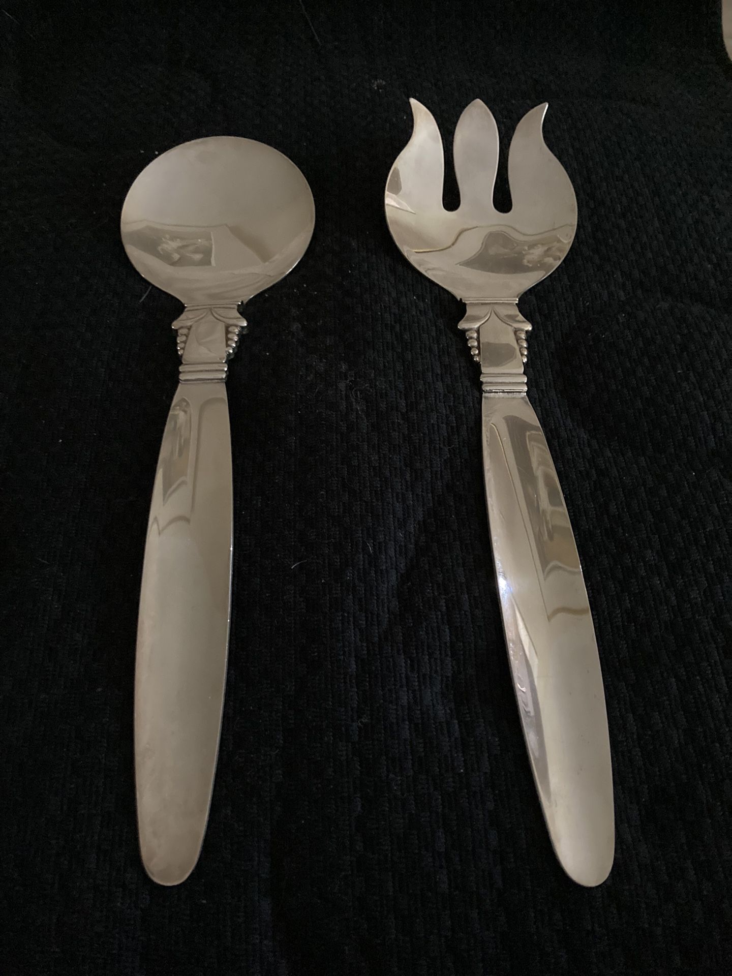 Silver Plate Fork & Spoon Service Set 