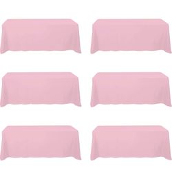 Pink table covers 60x102”
