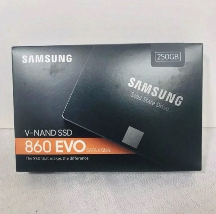 Brand new Samsung 860 EVO 250GB SATA III Internal SSD