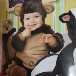 Infant monkey Halloween costume  size 6/12 ,12/18  