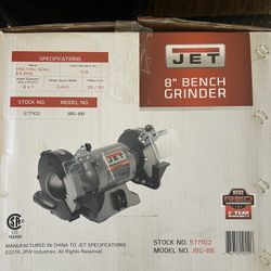 Jet 8” Bench Grinder