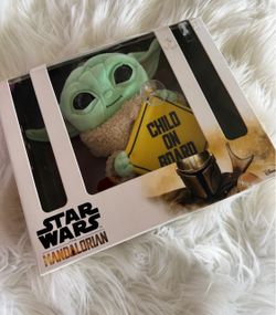 New! Star Wars Baby On Board Hanging Sign