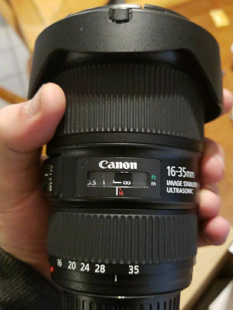 Canon F4/l Is Usm 16-35mm Lens