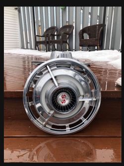 4 Classic 1963/1964 Chevrolet Chevy SS Belair Impala Hubcaps Wheel Cover Size 14 Inches