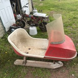 Old Barn Find Snowmobile Toter