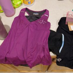 Womens Bicycling Tank And Padded Shorts