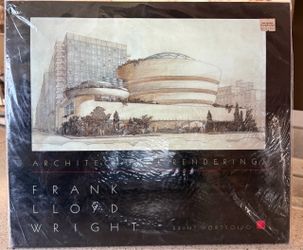 Rare— Frank Lloyd Wright Architectural Renderings Print Portfolio