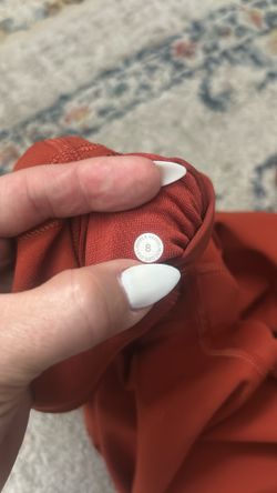Lululemon Burnt Orange Tights Size 8