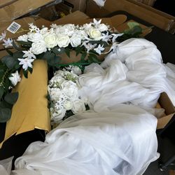Wedding Backdrop 2 Piece Center And Bags