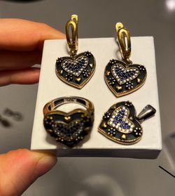 Turkish Sapphire Stone Set 