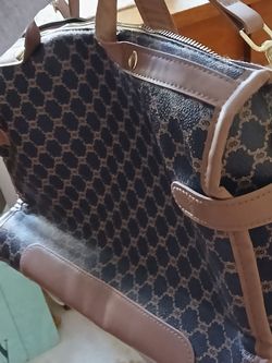 Monogram Coated Canvas Tote Bag
