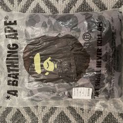 Bape Grey Camo Hoodie Size M