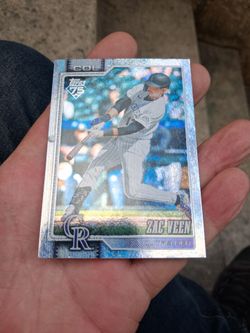 2026 Topps Series 2 Zac Veen #514 Diamante Diamond Foil Short Print Parallel. Near Mint Condition