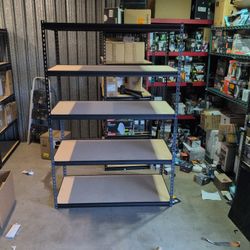 Muscle Racks 5 Tier Storage Shelf, 48" W x 24" D x 72" H