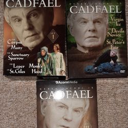 Cadfael Dvds - lot of 3 sets (10 dvds)