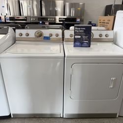 Maytag Electric Top Load Washer & Dryer Set 
