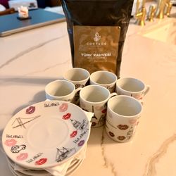 Turkish Coffee Set + Coffee  (Gift Ready)