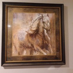 Horse picture frame