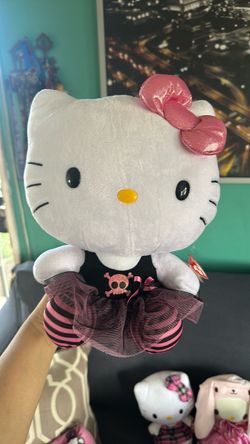 sanrio hello kitty plush 10”  ty pink outfit