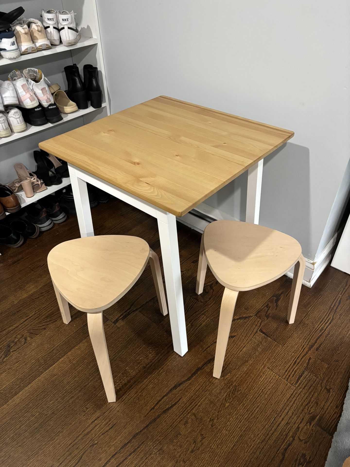 Dining Table With Matching Stools