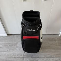 Brand New Titleist Tour 10.5 Black/White/Red Tour Bag