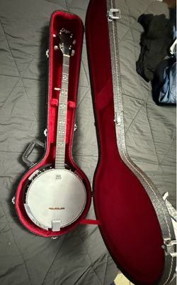 Goya GB-55 5-String Banjo + Hard Case – Plays Great!