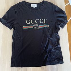 Gucci Washed T-shirt With Gucci Logo