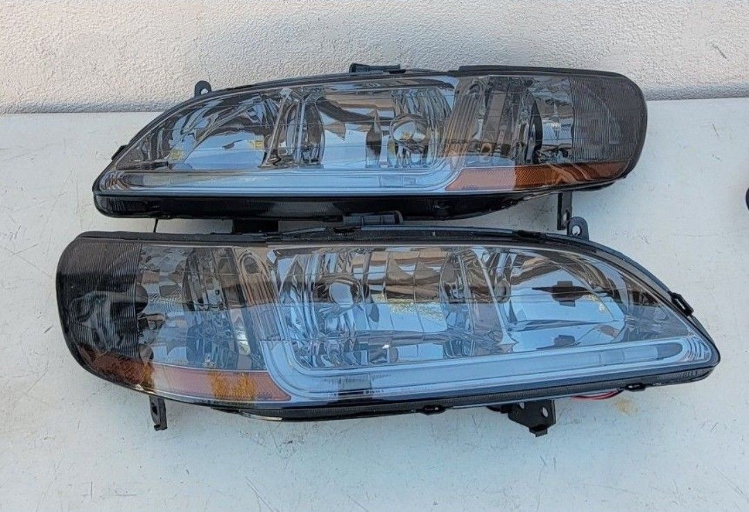 98-02 Honda Accord Headlights Luces Micas Calaveras Faros Faroles Focos