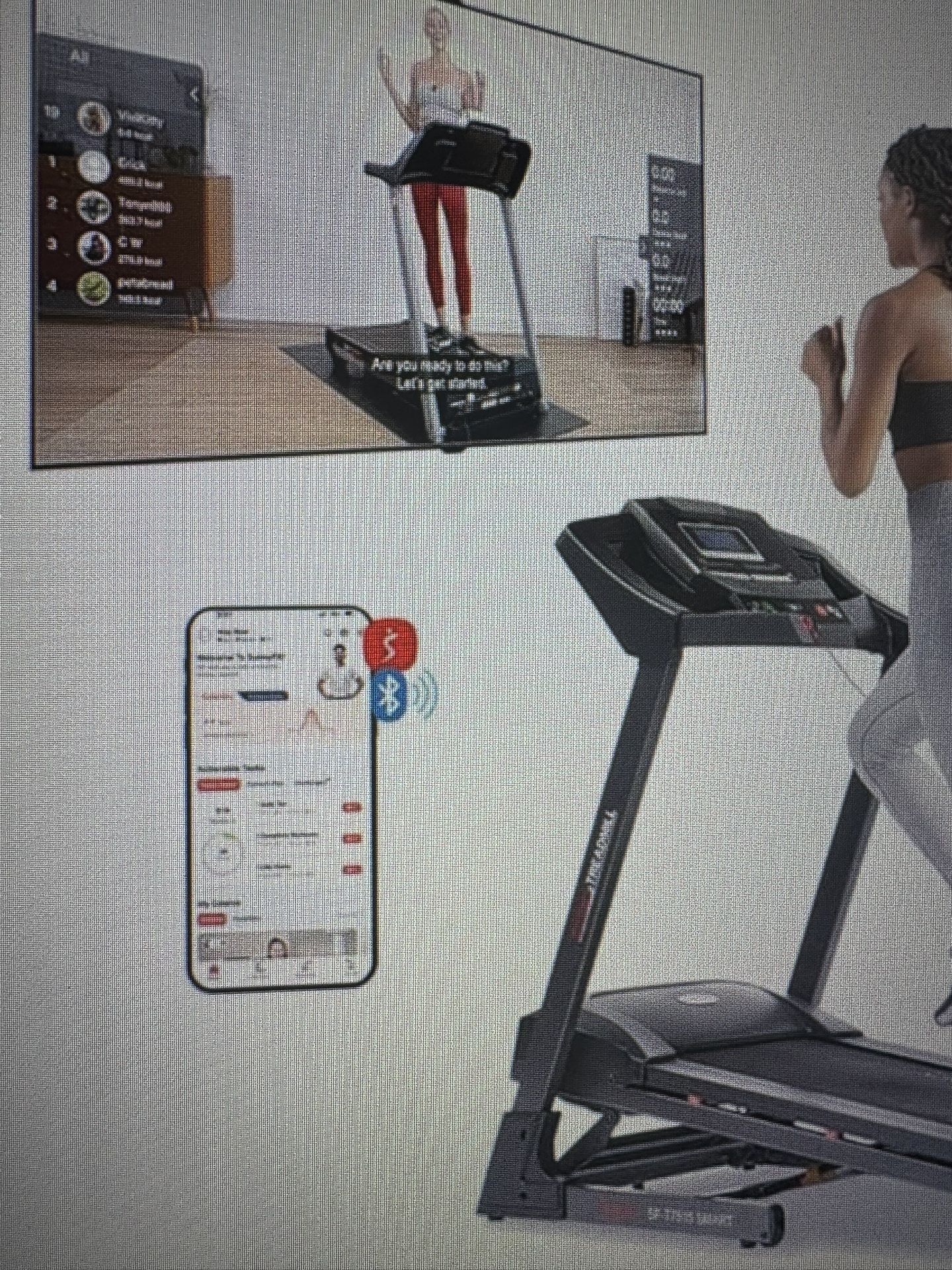 sunny health smart treadmill