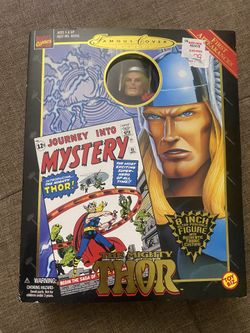 1998 Vintage TOY BIZ The Mighty Thor Famous Cover Series 8 inch RARE NEW