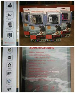 Waterproof camera (similar to the gopro ) HD 1080P Camcorder Sports Full DV Car Action Waterproof for SJ4000 Video Camera