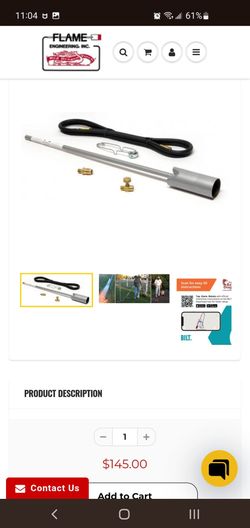 Weed torch kit