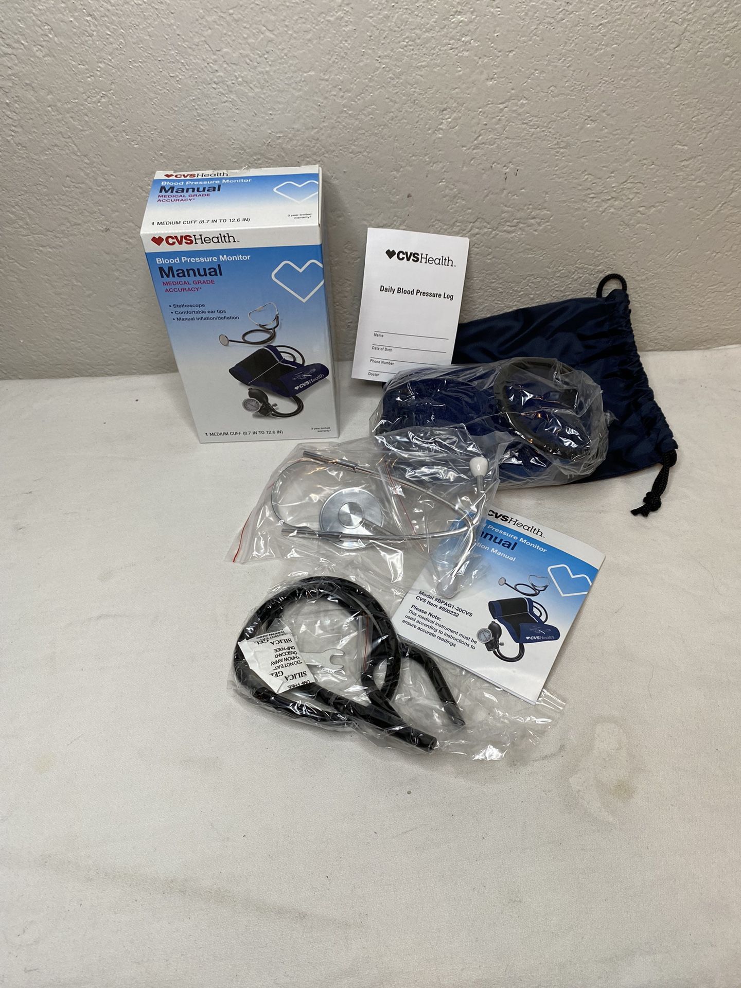 CVS Health Manual Blood Pressure Monitor w/ Stethoscope **new **