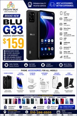 Blu G33 Android Unlocked Smartphone