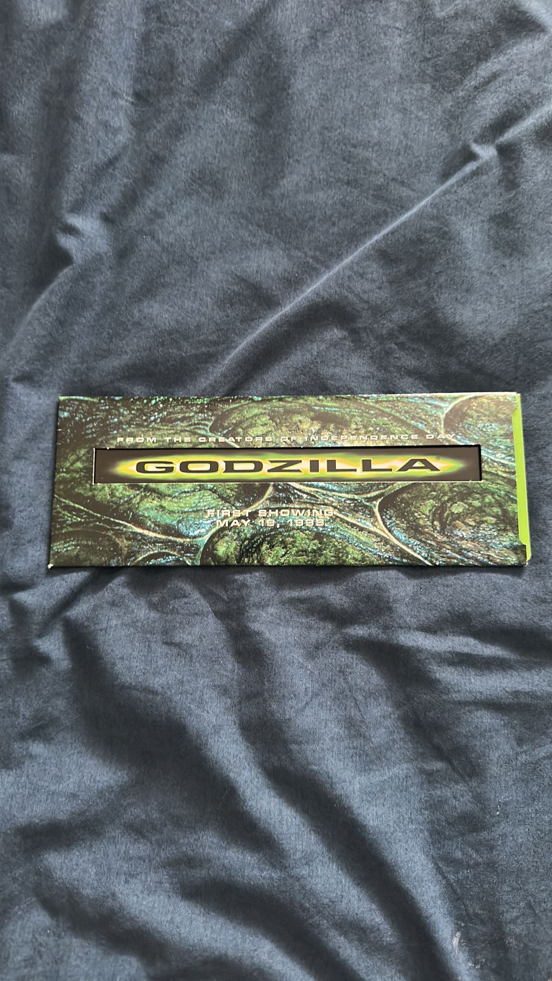 1998 Tri Star Godzilla First Showing Movie Tickets Limited Edition , Rare!