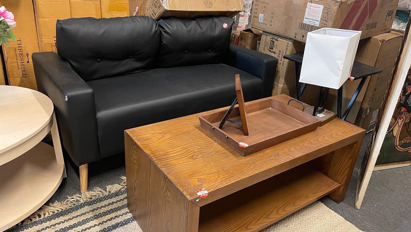 Black Loveseat