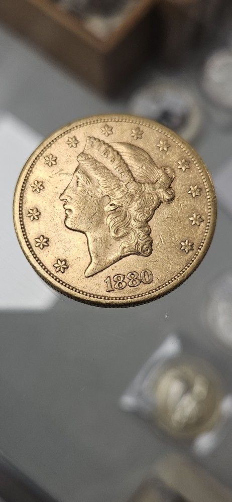1880 S $20 Gold piece - Gold Melt value