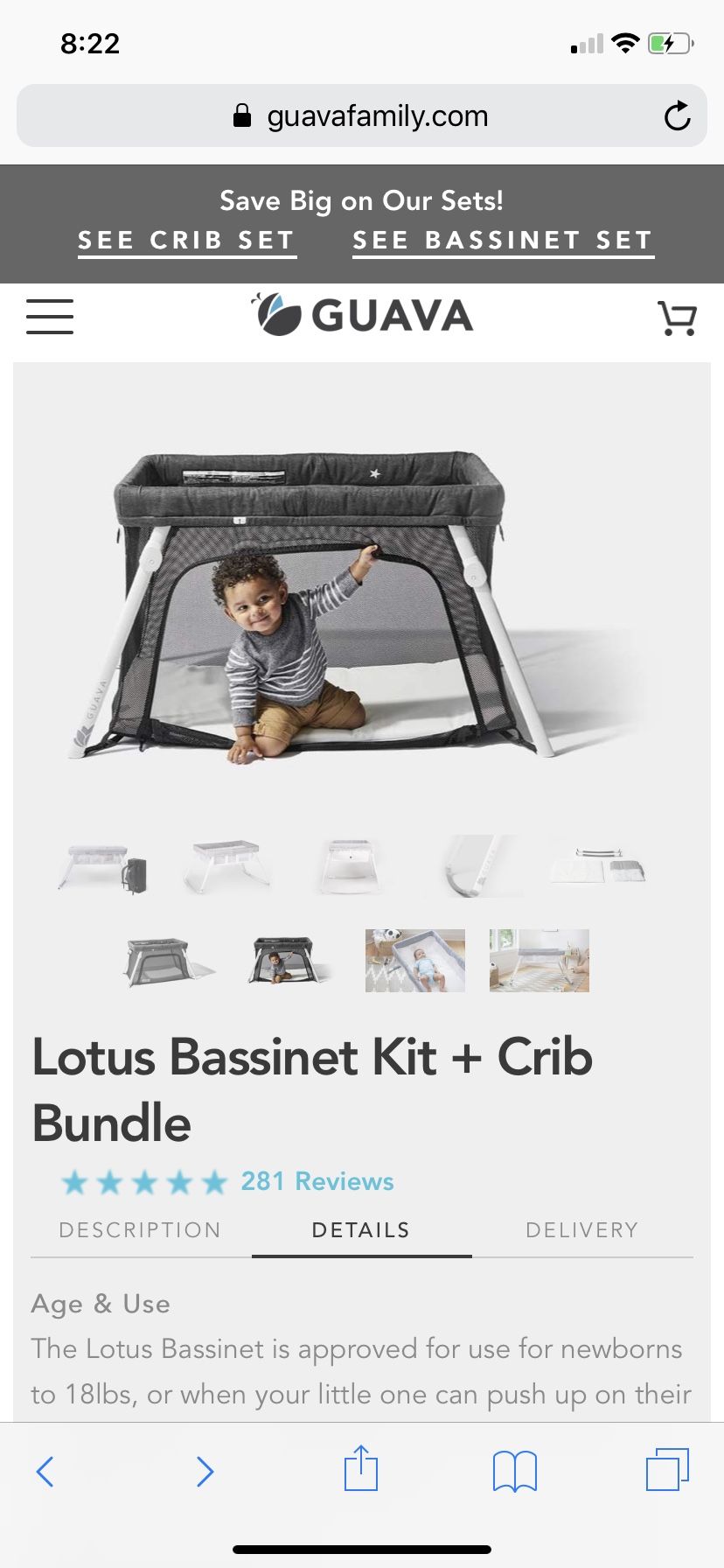 Lotus Bassinet Kit + Crib Bundle