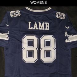 COWBOYS CeeDee Lamb jerseys (M, 2XL WOMENS) 