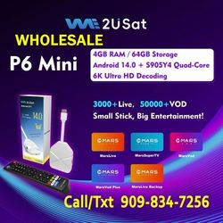 WE2USAT P6 MINI  NEW  Model Wholesale reseller VSEE BOX   SUPERBOX