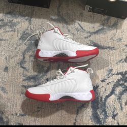 RED AND WHITE AIR JORDAN JUMPMAN PRO ‘CHERRY