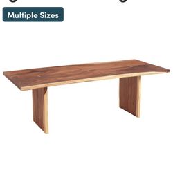 Live Edge Wood Table W Matching Bench
