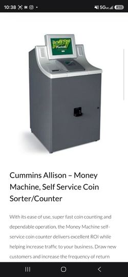 Cummins Jetsort and Allison Coin Commercial counters/sorters